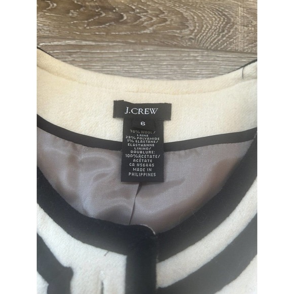 J Crew Fanfare Jacket In Felted Wool Women’s Size 6 - Picture 4 of 10